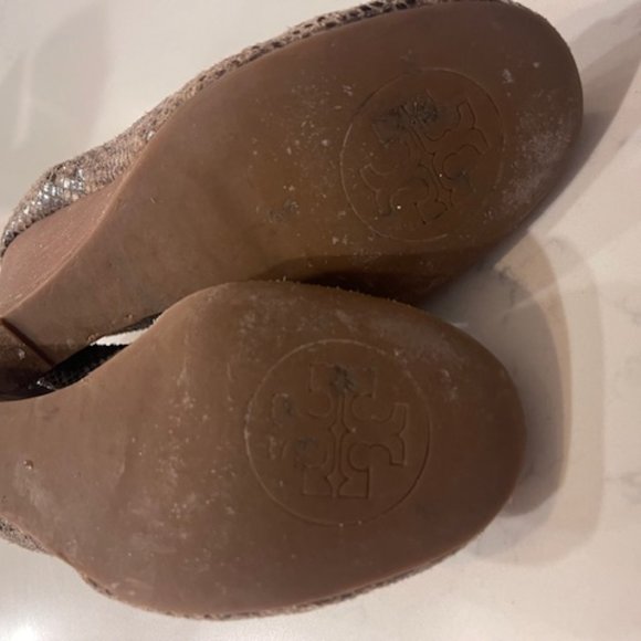 Tory Burch Sally Snakeprint Wedges - Picture 6 of 6